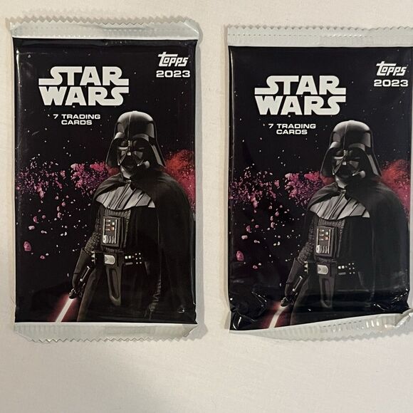 2023 Topps Star Wars Factory Sealed Pack From Blaster Box - 7 Cards - NEW 2 Pks - Picture 1 of 5